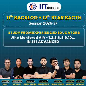 IIT-JEE Class 11th Backlog + Class 12th Star Batch