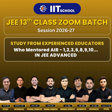 IIT-JEE Class 13th Zoom Batch