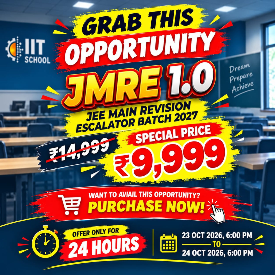 JMRE 1.0 – JEE Main Revision Escalator Batch 2027